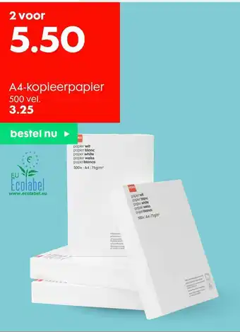 HEMA A4-Kopieerpapier aanbieding