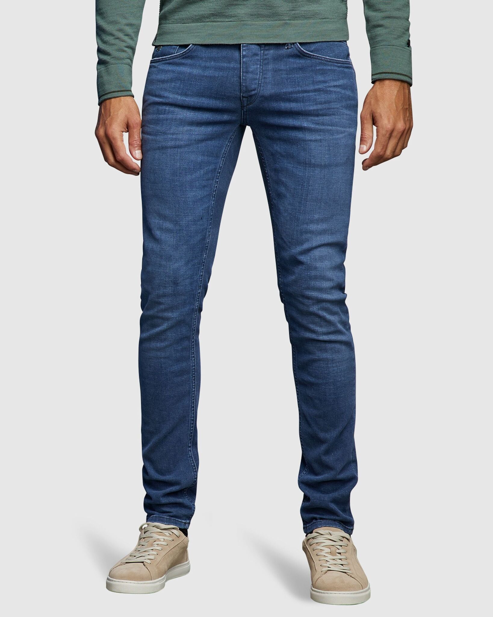 Cast iron riser slim fit heren jeans aanbieding bij Only for Men