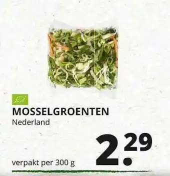 Natuurwinkel Mosselgroenten aanbieding