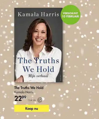 The Read Shop The Truths We Hold - Kamala Harris aanbieding