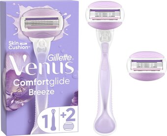 Bol.com Gillette venus comfortglide breeze - 1 scheermes - 2 scheermesjes aanbieding