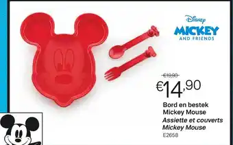 Tupperware Bord En Bestek Mickey Mouse aanbieding