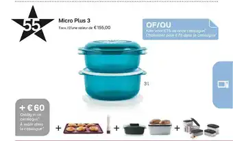 Tupperware Micro Plus 3 aanbieding