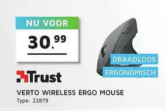 Informatique Trust Verto Wireless Ergo Mouse aanbieding