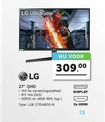 Informatique LG 27 aanbieding