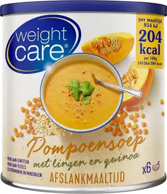 Bol.com Weight care maaltijdsoep pompoen, linzen, quinoa 318g aanbieding