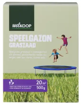 Welkoop Welkoop speelgazon - graszaad - 20m2 - 500 gram aanbieding