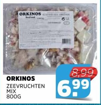 Sahan Supermarkten ORKINOS ZEEVRUCHTEN MIX 800G aanbieding