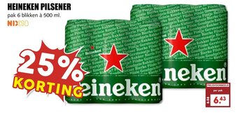 De Boerenschuur HEINEKEN PILSENER 500ml aanbieding