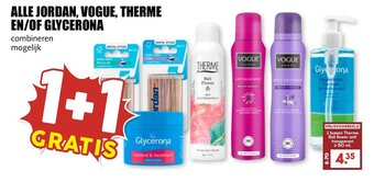 De Boerenschuur ALLE JORDAN, VOGUE, THERME EN/OF GLYCERONA aanbieding