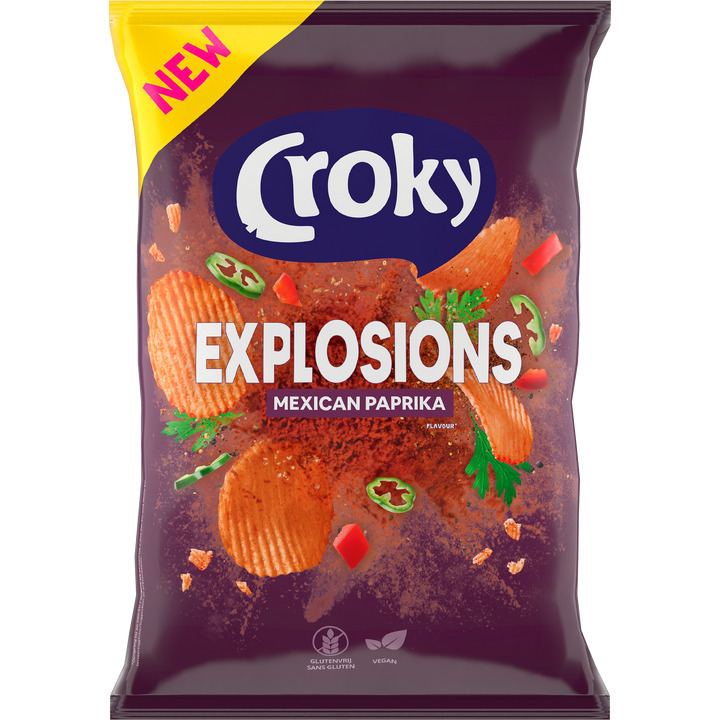 Croky explosions mexican paprika 150g aanbieding bij Jumbo
