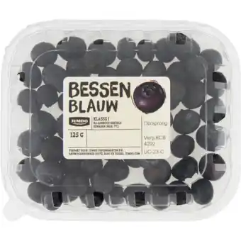 Jumbo Jumbo blauwe bessen 125g aanbieding