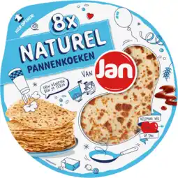 Jumbo Jan pannenkoeken naturel 8 stuks 540g aanbieding