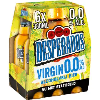 Jumbo Desperados virgin 0.0 bier fles 6x330ml aanbieding