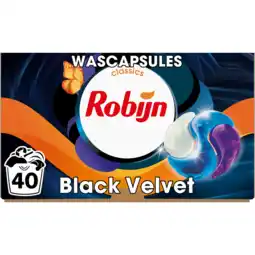 Jumbo Robijn wascapsules black velvet 40 wasbeurten aanbieding