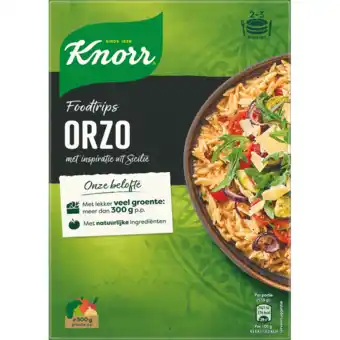 Jumbo Knorr wereldgerechten foodtrips orzo 271g aanbieding