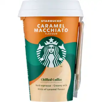 Jumbo Starbucks chilled coffee caramel macchiato ijskoffie 220ml aanbieding