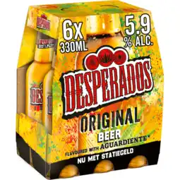 Jumbo Desperados original bier fles 6x330ml aanbieding