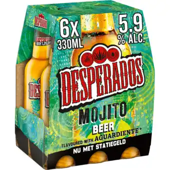 Jumbo Desperados mojito bier fles 6x330ml aanbieding