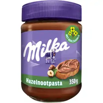 Jumbo Milka hazelnootpasta 350g aanbieding