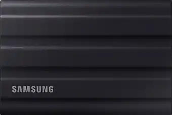 Bol.com Samsung t7 shield - externe ssd - 4 tb - zwart aanbieding