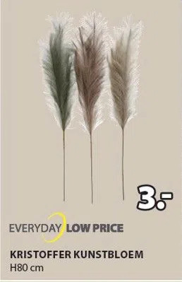 Jysk Everyday low price kristoffer kunstbloem aanbieding