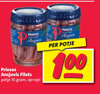 Nettorama Princes ansjovis filets aanbieding