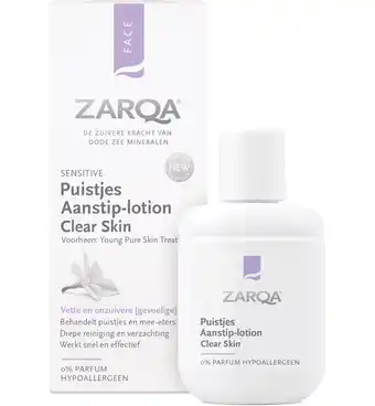 Drogisterij.net Zarqa puistjes aanstip-lotion clear skin (20ml) aanbieding