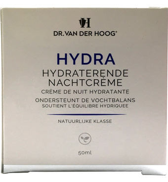 Drogisterij.net Dr. van der hoog nachtcreme hydraterend (50ml) aanbieding