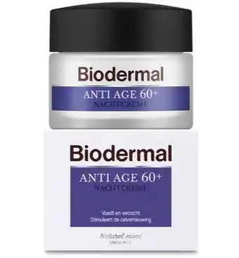 Drogisterij.net Biodermal nachtcreme anti age 60+ (50ml) aanbieding
