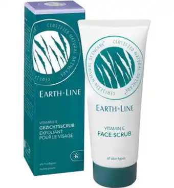 Drogisterij.net Earth-line vitamine e gezichtsscrub (100ml) aanbieding