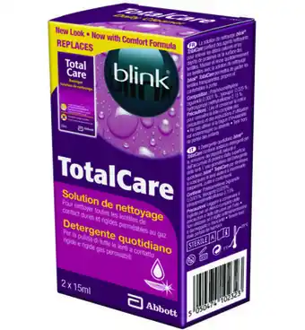 Drogisterij.net Blink totalcare cleaner lenzenvloeistof (30ml) aanbieding