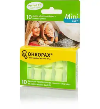 Drogisterij.net Ohropax soft geluid mini (10st) aanbieding