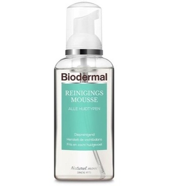 Drogisterij.net Biodermal reinigingsmousse alle huidtypen (150ml) aanbieding