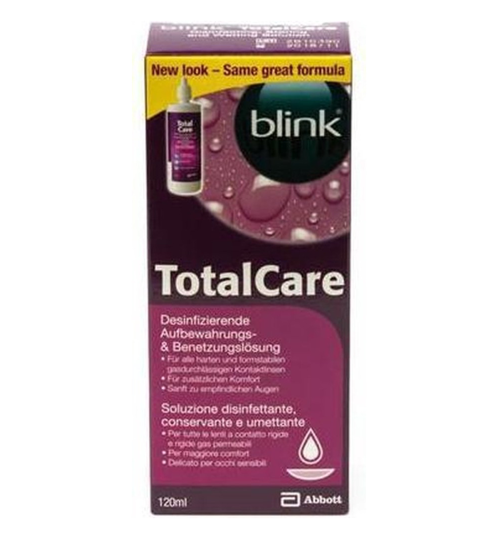 Blink total care solution & lenscassette (120ml) aanbieding bij