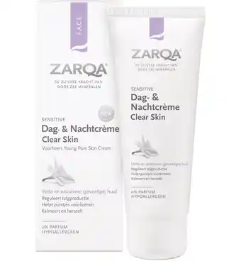 Drogisterij.net Zarqa dag- en nachtcreme clear skin (75ml) aanbieding