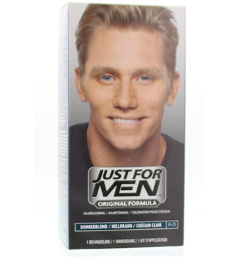 Drogisterij.net Just for men donker blond h25 voorheen blond 2 x 30ml (1set) aanbieding