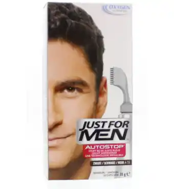 Drogisterij.net Just for men autostop zwart a55 (35g) aanbieding