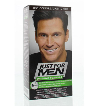 Drogisterij.net Just for men zwart h55 (1set) aanbieding