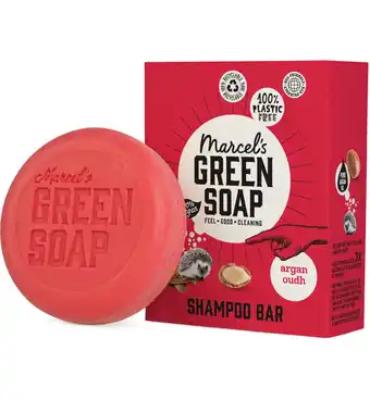 Drogisterij.net Marcel's green soap shampoo bar argan & oudh (90g) aanbieding