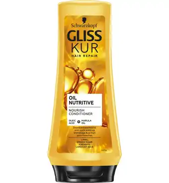 Drogisterij.net Gliss kur oil nutritive conditioner (200ml) aanbieding