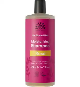 Drogisterij.net Urtekram shampoo rozen normaal haar (500ml) aanbieding