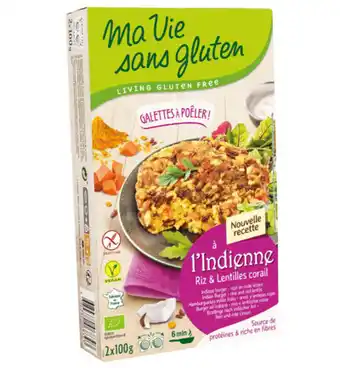 Drogisterij.net Ma vie sans gluten indiase rijstburgers 2 x 100g vegan glutenvrij bio (2x100g) aanbieding