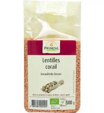 Drogisterij.net Priméal linzen rood bio (500g) aanbieding