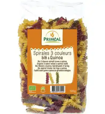 Drogisterij.net Priméal organic fusilli 3 kleur tarwe quinoa bio (500g) aanbieding