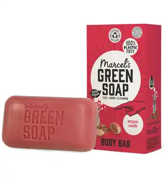 Drogisterij.net Marcel's green soap shower bar argan & oudh (150g) aanbieding