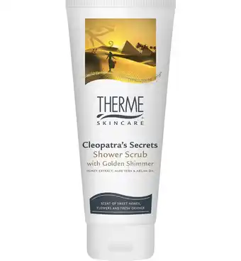 Drogisterij.net Therme cleopatra's secrets shower scrub (200ml) aanbieding