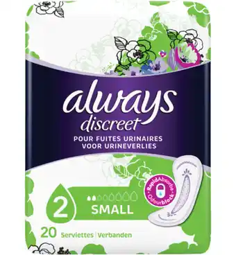Drogisterij.net Always discreet small (20st) aanbieding