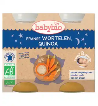 Drogisterij.net Babybio wortel & quinoa 200 gram bio (2x200g) aanbieding