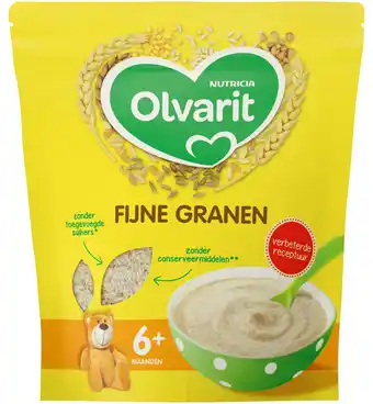 Drogisterij.net Olvarit ontbijtpap fijne granen 6+ maanden (200g) aanbieding